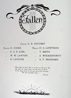 Menus: A history of a Field Ambulance
