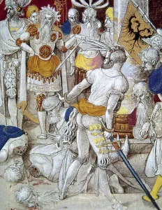 Behead: History of Gaul. Cesar looks at the slaughter of his enemies