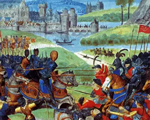 Archer: History of Gaul. The troops of Caesar and the Germanic horde
