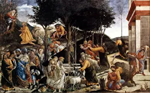 1444: History of Moses, by Botticelli