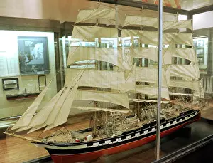 Latvia: History of navigation. Training ship Krusensterns'. Sailing