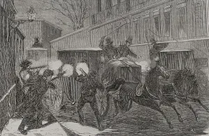 Calle: History of Spain. Madrid. Attack on General Prim