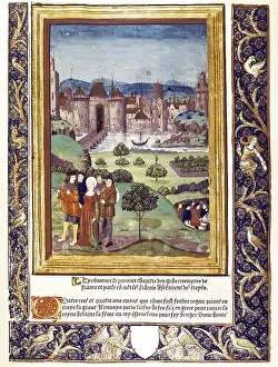 Descended: History of Troy. Illustration of the first chapter