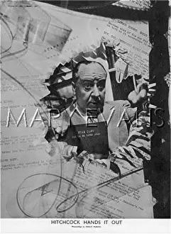 Mcbean: Hitchcock Hands It Out, by Angus McBean
