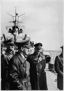 Swinemunde: HITLER/ABOARD DEUTCHLAND