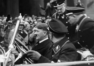 Bodyguard: Hitler with bodyguards on the Day of Potsdam, 1933