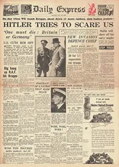 Ilex: Hitler calls on Britain to stop the war
