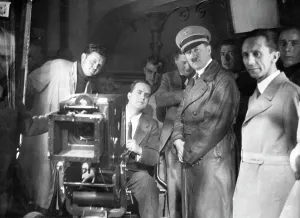 Friedl: Hitler and Goebbels at the UFA, 1939