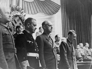 Honouring: Hitler and others at the Honouring of the Fallen
