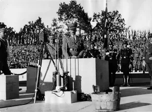Kerrl: Hitler at the laying of the foundation stone of the
