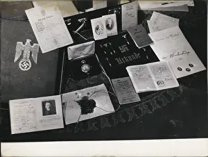 Memorabilia: Hitler memorabilia and documents, Berchtesgaden
