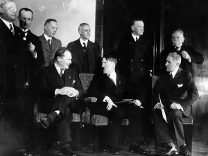 Lutz: Hitler and his ministers pose after their swearing