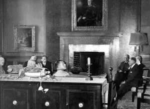Daladier: Hitler, Mussolini, Chamberlain, Wilson, Ciano and Daladier a