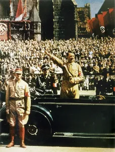 Saluting: HITLER/NUREMBERG