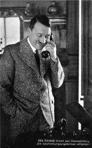 Obersalzberg: Hitler on the phone, 1935