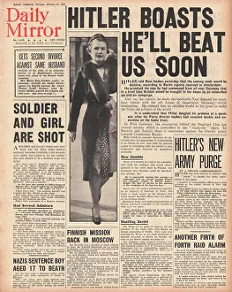 Germanys: Hitler predicts Germany's victory