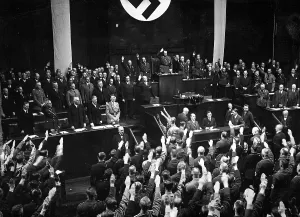 Unanimous: Hitler at the Reichstag session 17 May 1933