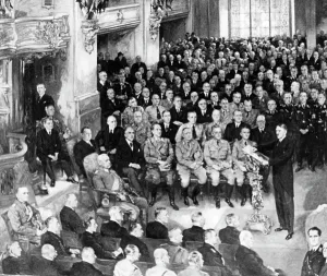 Speach: Hitler during his speech on the Day of Potsdam, 1933