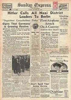 Germanys: Hitler summons district leaders