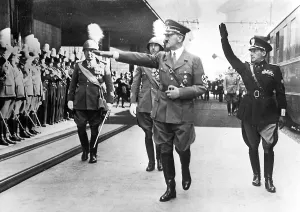 Brenner: Hitler during his visit to Italy