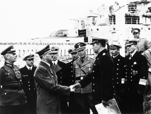 Lammers: Hitler visits the Westerplatte, 1939