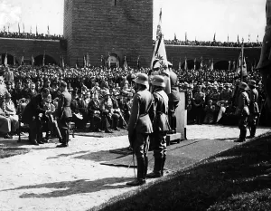 Takeover: Hitler with von Hindenburg, 1933