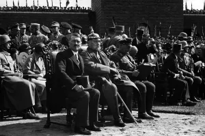 Takeover: Hitler with von Hindenburg, 1933