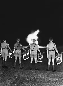 Midsummer: Hitler Youth at the solstice celebration, 1936