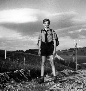 Excursion: Hitlerjungen - members of the Hitlerjugend on an excursion