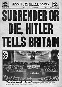 Ultimatum: Hitler's Appeal To Reason speech, WW2