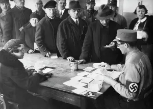 Distributed: Hitler's birthdy donation is distributed in Berlin, 1933