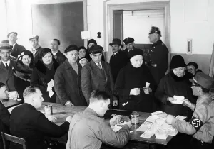 Distributed: Hitler's birthdy donation is distributed in Berlin, 1933