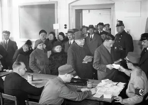 Distributed: Hitler's birthdy donation is distributed in Berlin, 1933