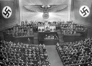 Dorpmueller: Hitler's speech before the Reichstag in the Berlin Kroll