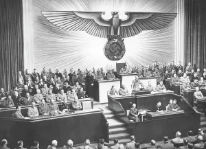 Rosenberg: Hitler's speech before the Reichstag on the declaration of