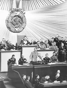 Kroll: Hitler's speech at a Reichstag session in the