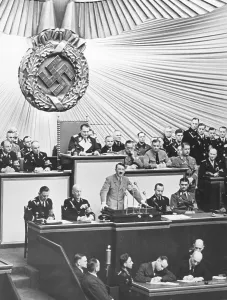 Brueckner: Hitler's speech at the Reichstag session in