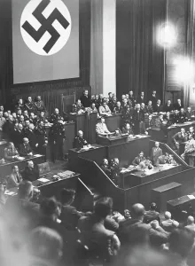 Roehm: Hitler's speech on the Roehm putsch in front of the