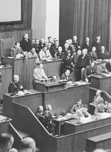 Roehm: Hitler's speech on the Roehm putsch in front of the