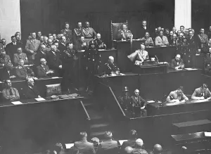 Roehm: Hitler's speech on the Roehm putsch in front of the