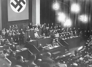 Roehm: Hitler's speech on the Roehm putsch in front of the