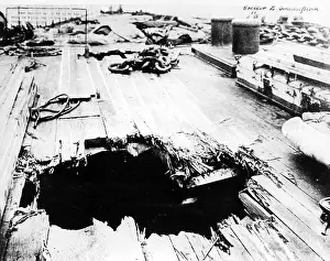 Hits: Hits on board of the German warship S.M.S. Seydlitz