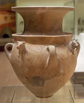 Civilizacion: Hittite art. Second half of the second millennium. Vessel