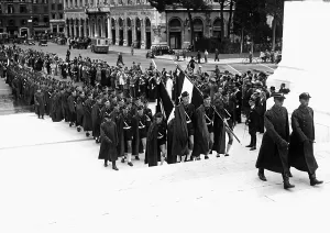 Emanuele: HJ commemoration at the grave of the Unknown Soldier in