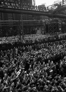 Essen: HJ event at the mine near Essen, 1934