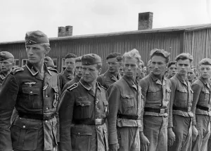 Pre Military: HJ members at roll call, 1942