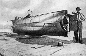 Sank: H.L. Hunley, 1902