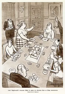 Complaining: HM Bateman evacuees cartoon