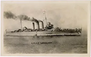 Hmas: HMAS Canberra Kent Class cruiser D33