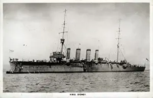Chatham: HMAS Sydney, Australian light cruiser